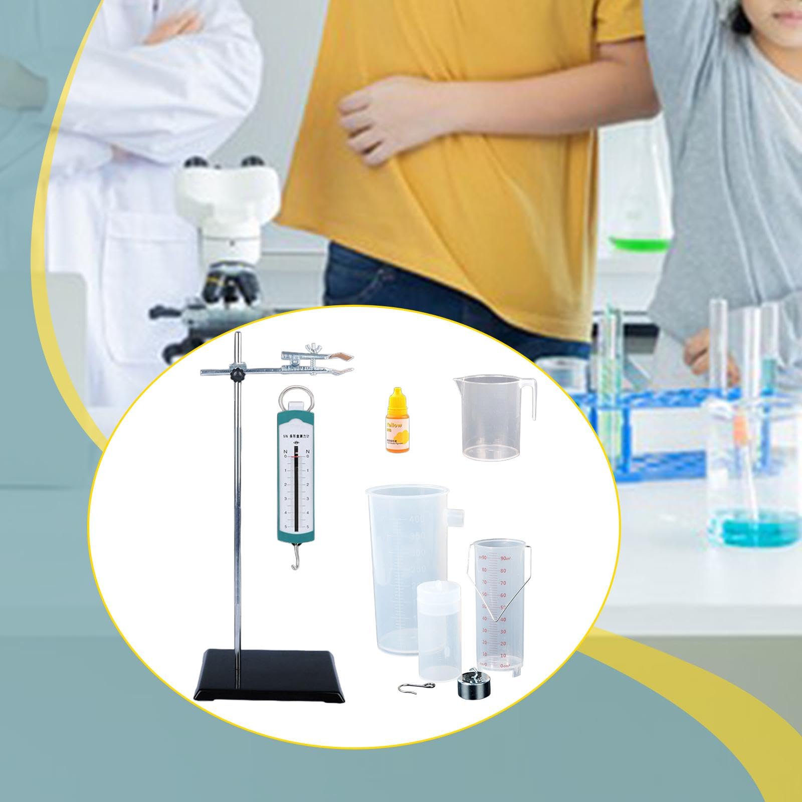 Prinzip Physik Experimentierkasten mit Überlaufbecher Auftrieb Demonstrator Experimentalwerkzeug Aus Pp für Unterricht Labor, Stil B