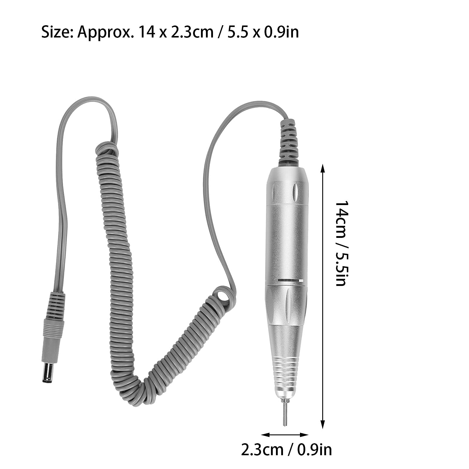 manipolo fresa per unghie manipolo fresa per unghie Manico per Trapano per Unghie, Manipolo per Trapano per Unghie Professionale Elettrico, Manipolo per Smerigliatrice per Unghie con Penna di Ricambio