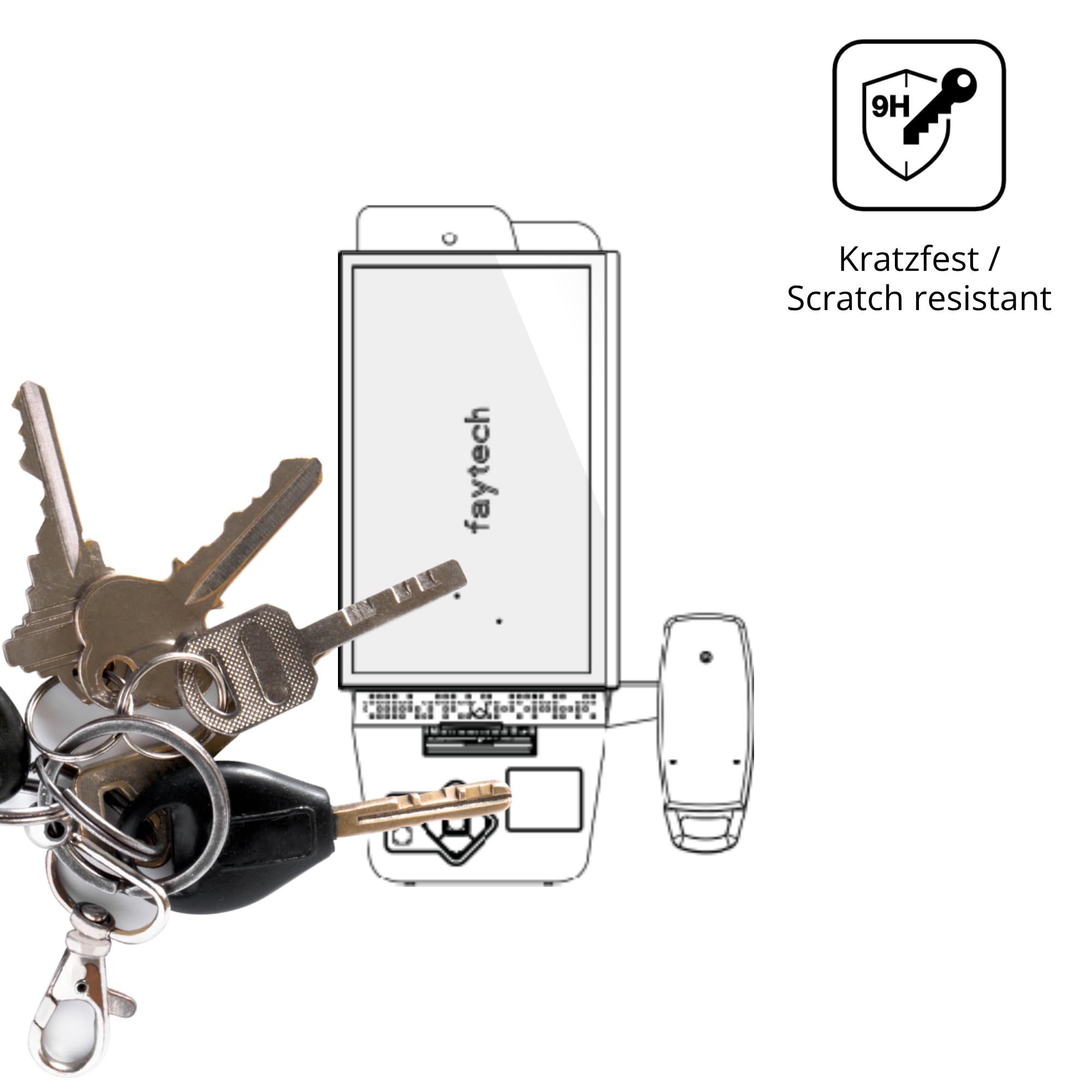 dipos 2x Pellicola 9H per Pyramid Computer POLYTOUCH PIXI 15.6 Basis | Non si rompe e non si scheggia, non è vero vetro, Anti-Shock, si adatta perfettamente, antigraffio, senza bolle, autoadesiva