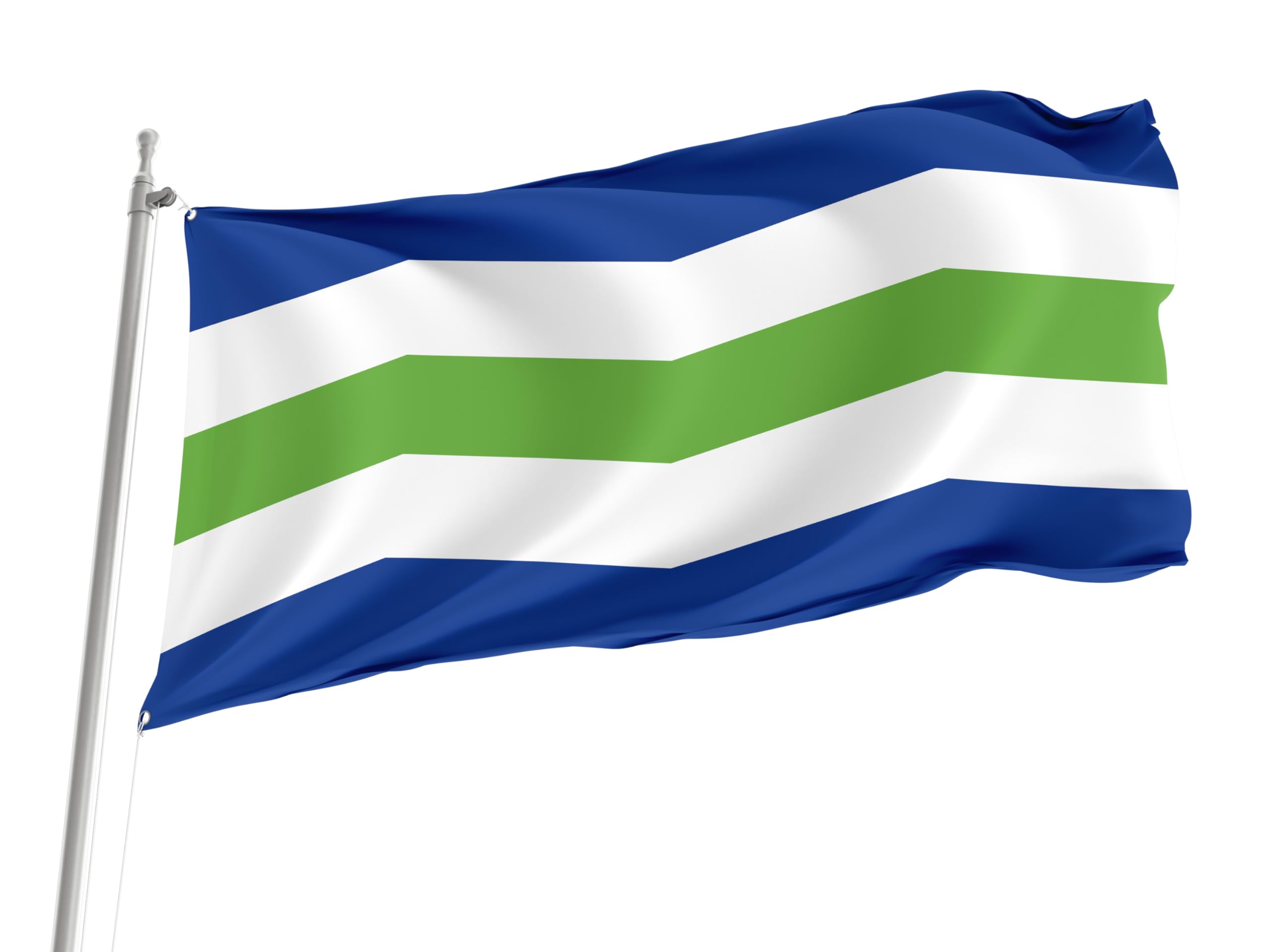  Patriotic Flags of Burlington, Vermont - Unique Design Print for Indoor & Outdoor Use - 3x5Ft / 90x150cm
| Burlington, 