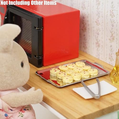 Miniatura 6 de Odoria 112 Galletas en miniatura con bandeja Accesorios de decoración de casa de muñecas