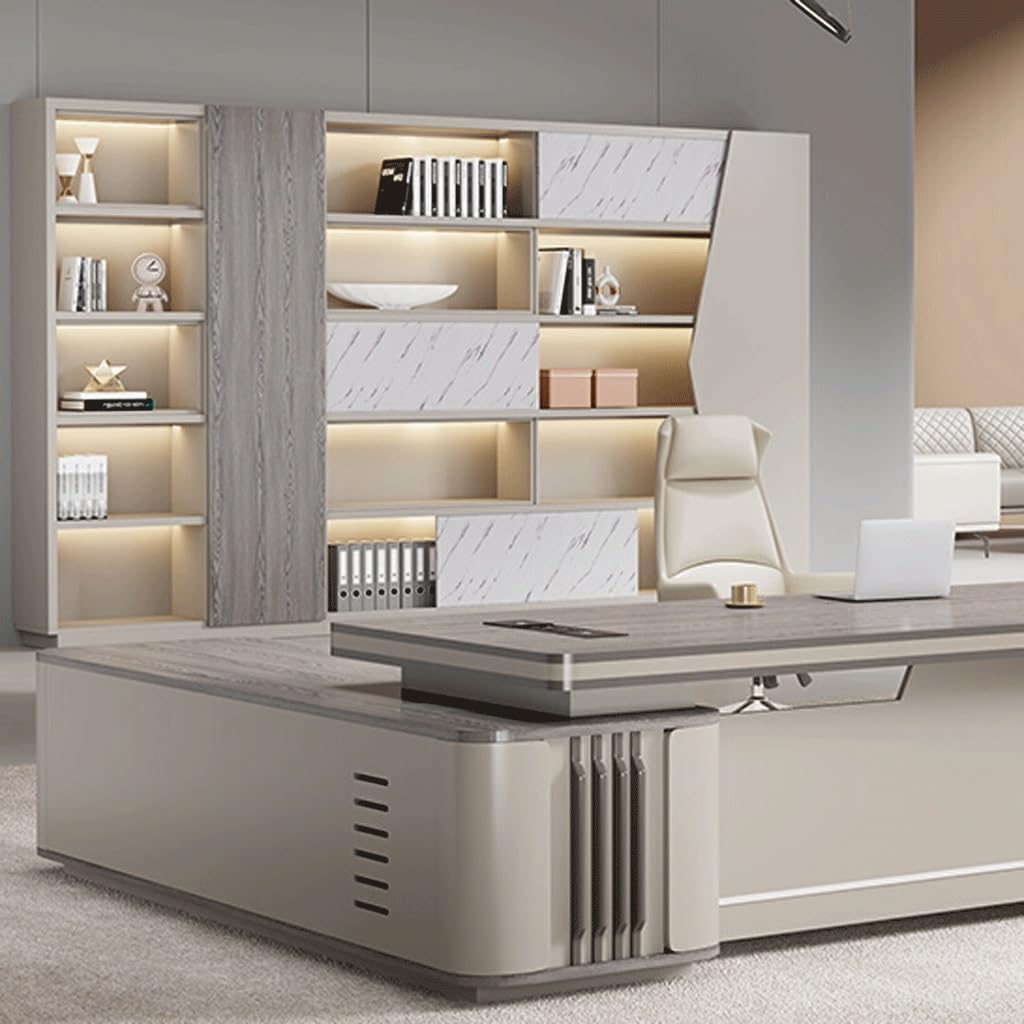 Mesa de Escritorio Para Computadora Scrivania Direzionale Singola Semplice Ed Elegante For L'ufficio Del CEO, Mobili For Scrivania Del Manager Scrivania da Studio Per Camera da Letto