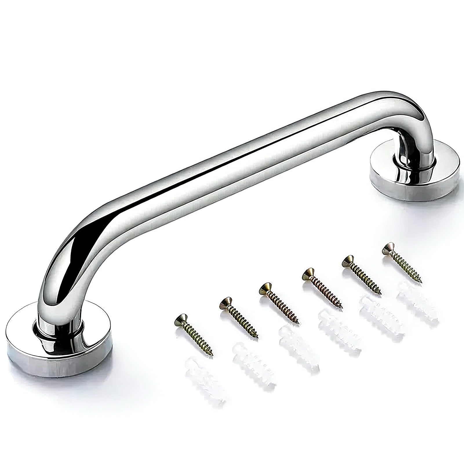 Fkxsxaz Grab Bars For Bathtubs And Showers, Safety Shower Bar Handicap, Handicap Rails With Concealed Screws, Bathroom Balance Bar(5Ft/150Cm)
