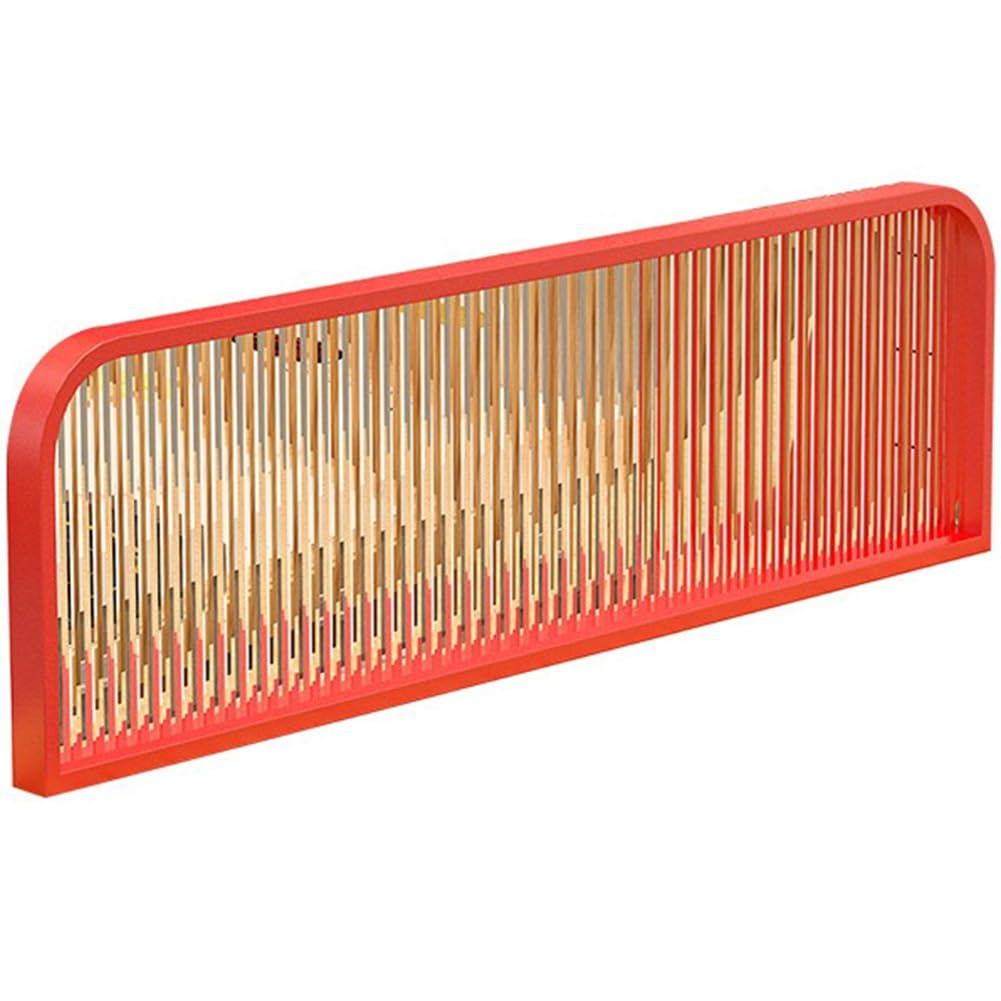 LWJSOCP Red Iron Dividers for Dining Areas Countertop Partitions for Restaurant & Bar Desk Privacy Panels Commercial Low Fence Divider (40x90cm/15.74x35.43in)