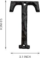 Vista 30 de Números de 5.5 pulgadas de hierro fundido para dirección de casa.