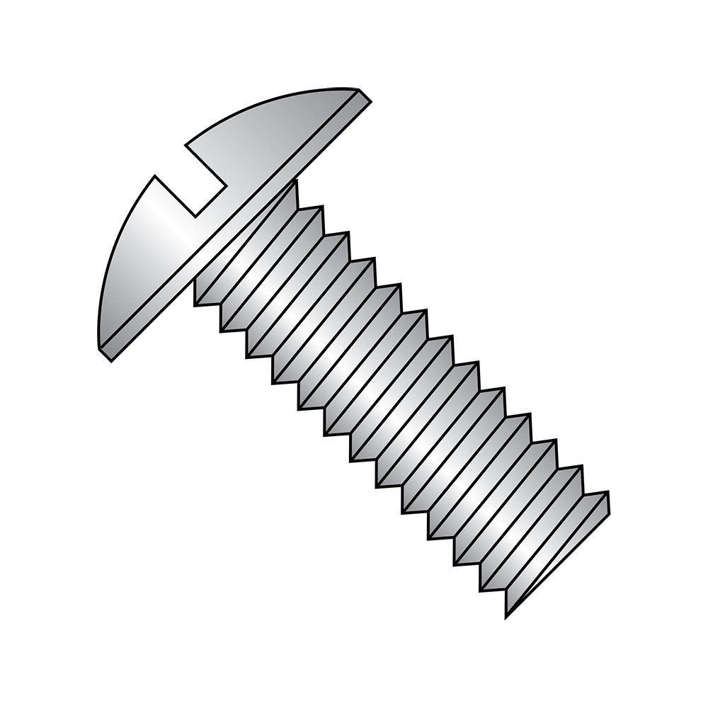 Small Parts 1428MST188 18-8 Stainless Steel Truss Head Machine Screw, Meets ASME B18.6.3, Slotted Drive, 1/4"-20 Thread Size, 1-3/4" Length, Fully Threaded, Imported (Pack of 25)