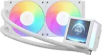 Water Cooler Gamdias Chione P5-240 WH Branco RGB com Tela IPS LCD 3.4' 240mm