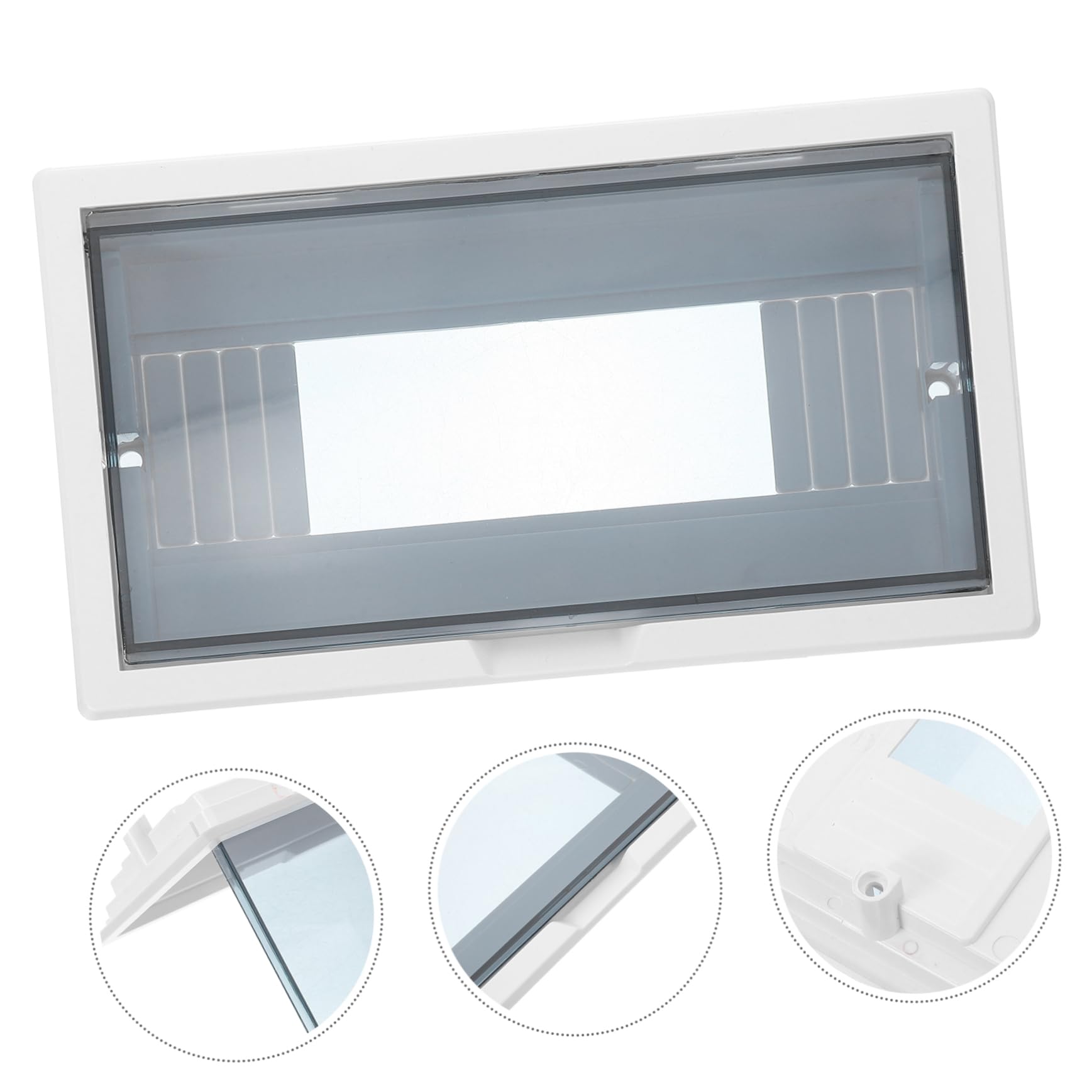 SOLUSTRE 5pièces Boîtier De Distribution Électrique Étanche Couvercle De Panneau De Pour Et Gestion Des Câbles Design Élégant Et Installation Facile Pour Applications Résidentielles