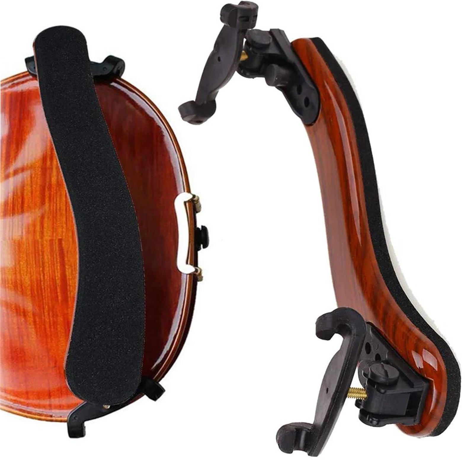 Reposapiés para violín Apoyo de hombro de arce para violín 3/4 4/4