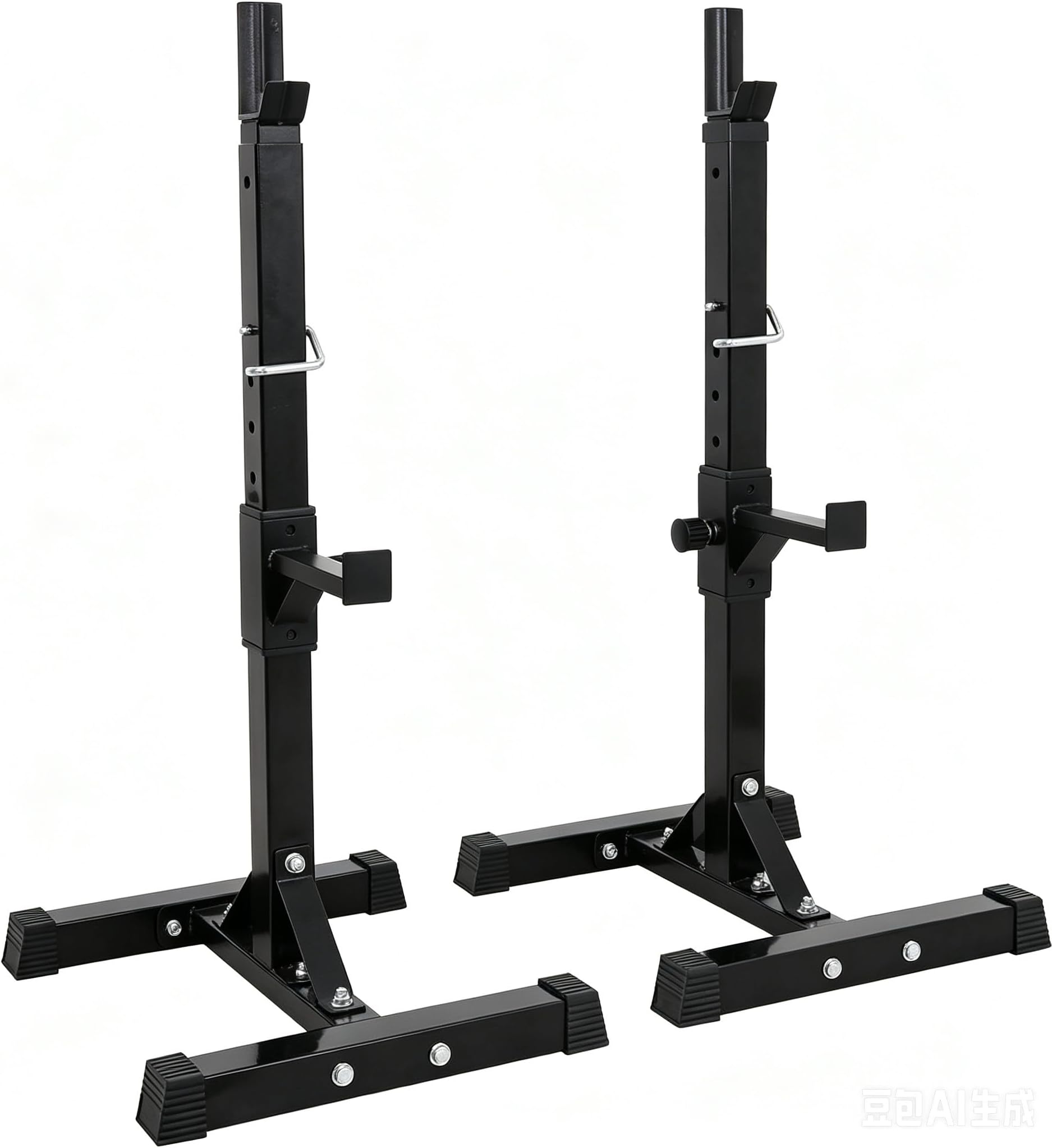 ZENY Adjustable Squat Rack Stand Barbell Rack, Bench Press Rack | for Weight Lifting Strength Training Home Gym Strength Equipment, Max Load 550LB