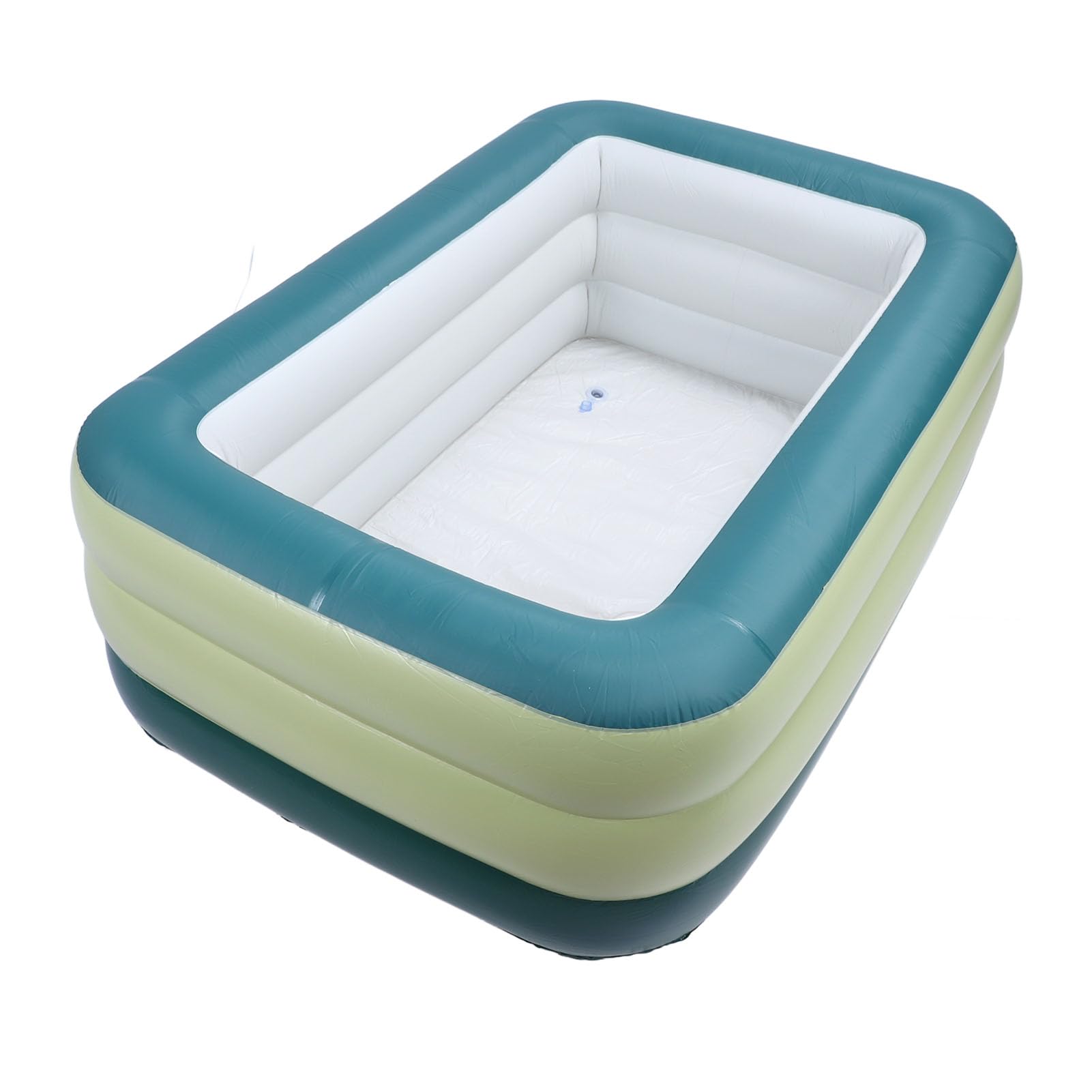 Verdicktes PVC-Aufblasbares Familienbecken Für Kinder, Faltbares Design, Multifunktionale Babybadewanne, Aufblasbares Familienbecken, Hinterhof, Sommer-Wasserparty (1238L)