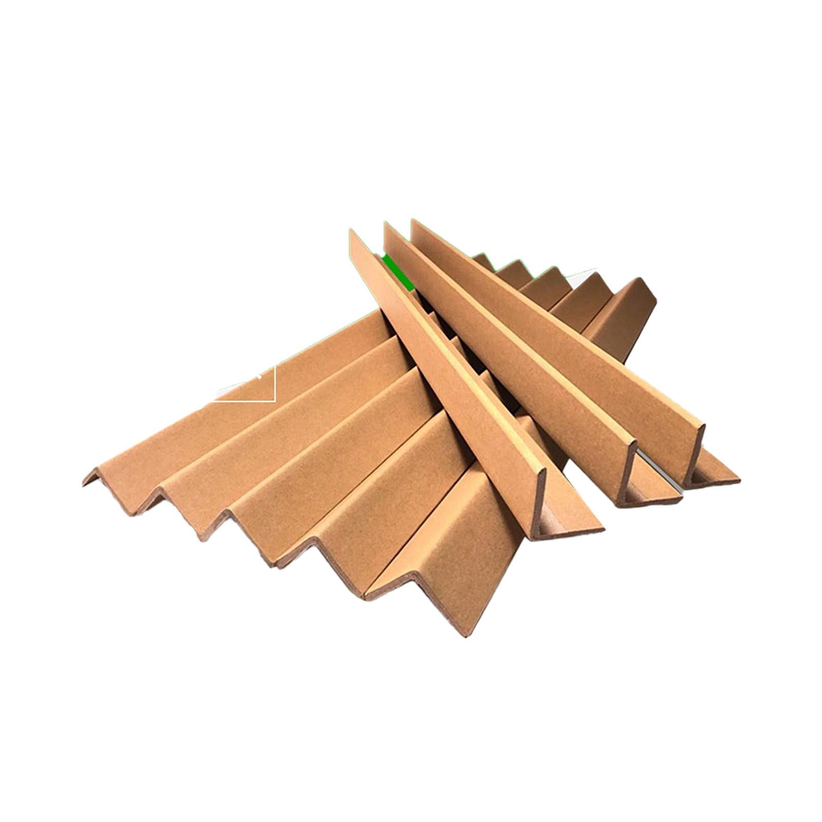 Protezioni angolari in cartone, confezione da 50 protezioni per pallet da parete, protezioni in pelliccia, resistenti ed ecologiche