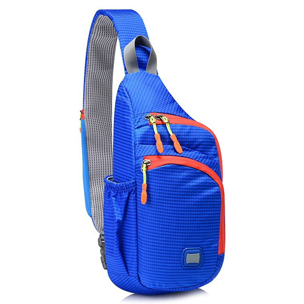 PeiceesSmall Sling Backpack Waterproof Unisex Shoulder Bag Chest Crossbody Daypack