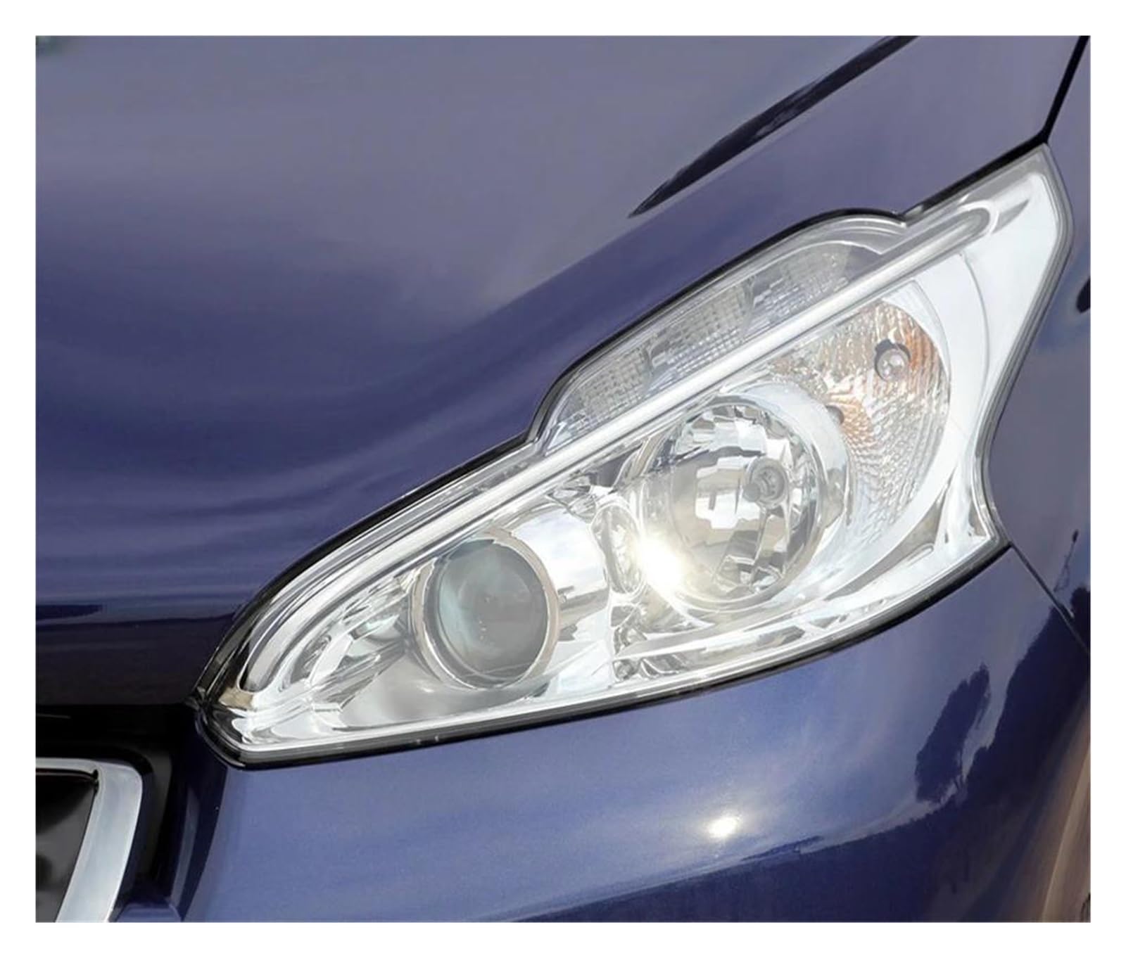 Alloggiamenti Per Peugeot 208 2012 2013 2014 2015 2016 2017 2018 Accessori Auto Sostituzione Vetro Fari Fari Anteriori Auto(Giusto)
