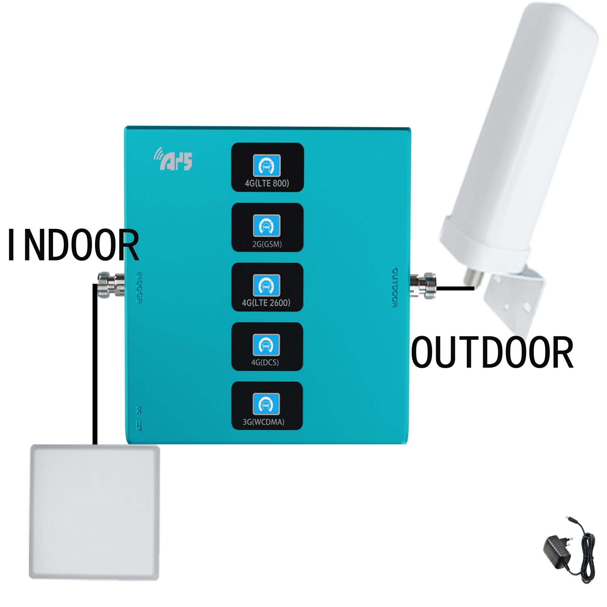 Amplificatore del Segnale 5-Band LTE WCDMA GSM, 4G 3G 2G, Banda 1/3/7/8/20