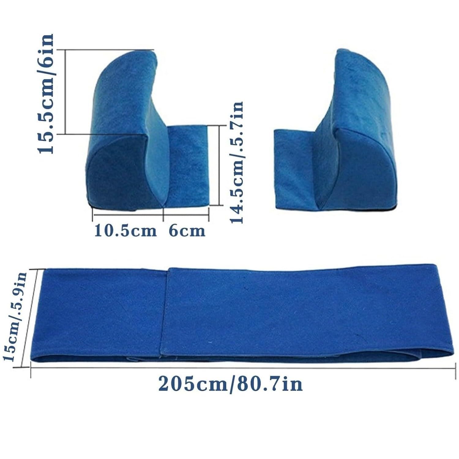 Cojín para silla de ruedas con soporte de espalda integrado y protectores laterales, cojín de apoyo lumbar para ciática, cojín de asiento antideslizante para silla de ruedas y cama (silla de ruedas no