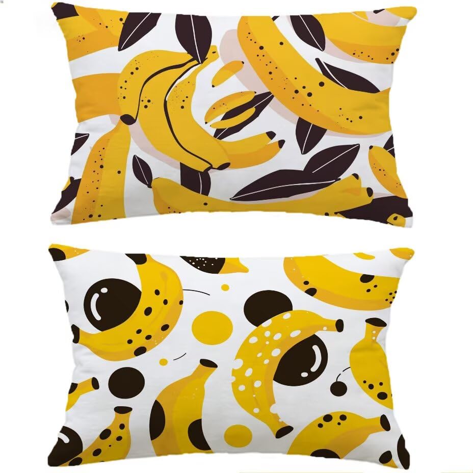 Housse de coussin de jardin imperméable 40x70 texture lin haut de gamme