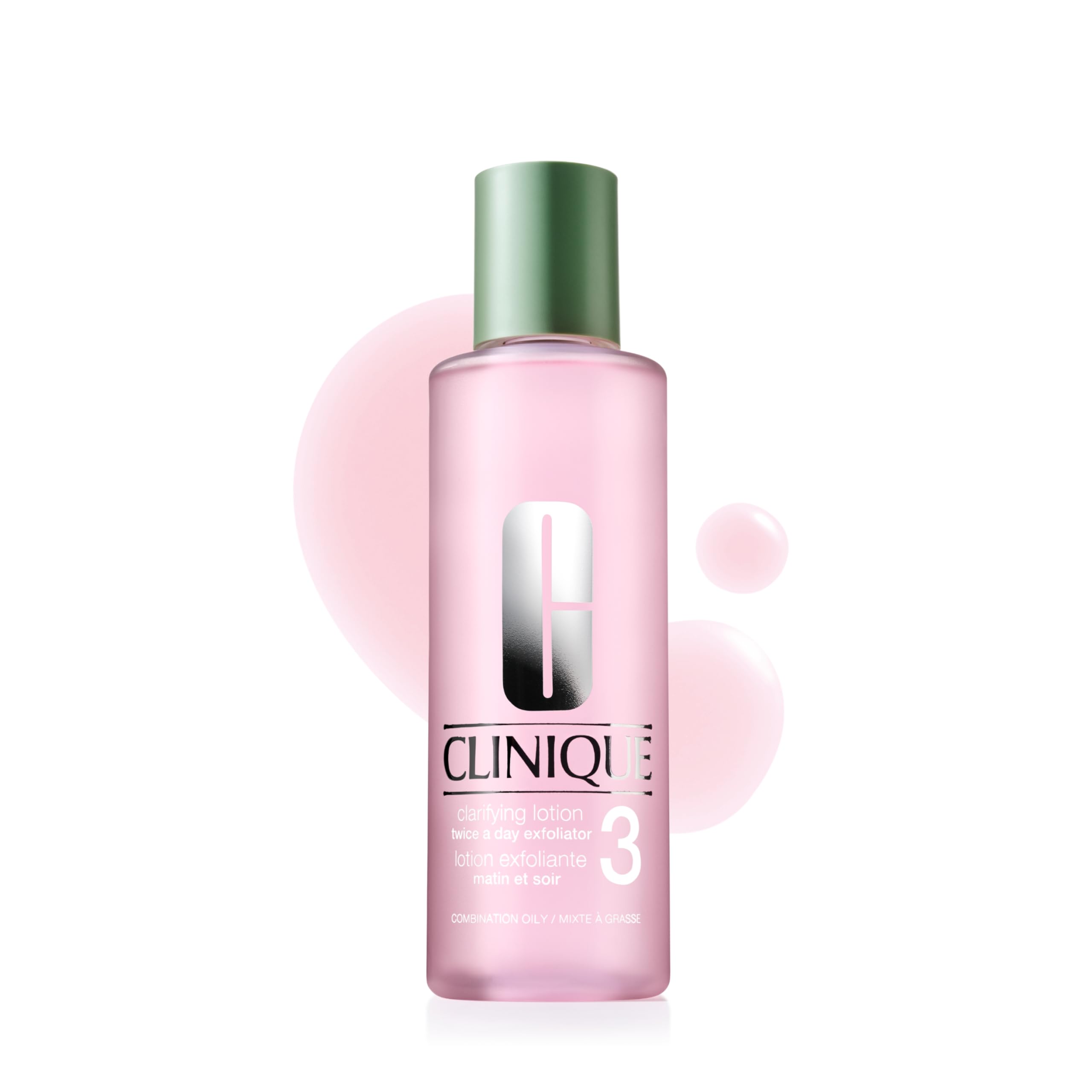 Clinique Clarifying Lotion 3 Face Exfoliator for Oily Combination Skin, 13.5 fl oz