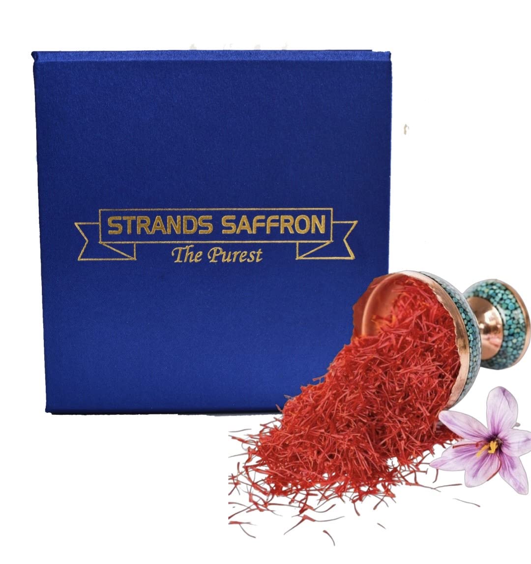 Strands Saffron The Purest Saffron Strands, 1 g, Kashmiri Kesar | Zaffran A+++ Grade Saffron, Original Kesar - (Premium Box)