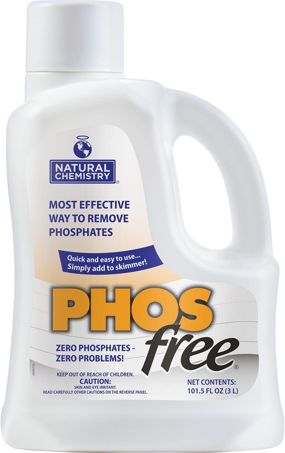 Natural Chemistry 05121 Phos Free Pool Cleaner 3 Liter