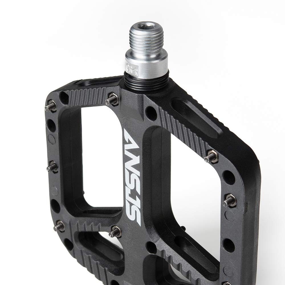 Pedales Bicicleta Ligeros MTB Pedales De Bicicletas Montaña Peso Ligero Fibra Nylon Plataforma BMX For 9/16"