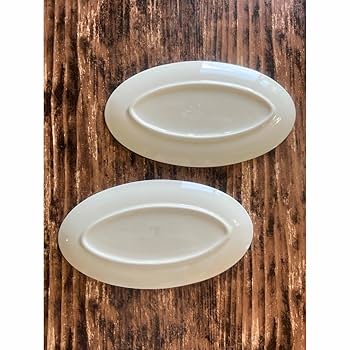 Amazon.co.jp: パンダ柄 中華 オーバル皿 21cm 2枚 : ホーム