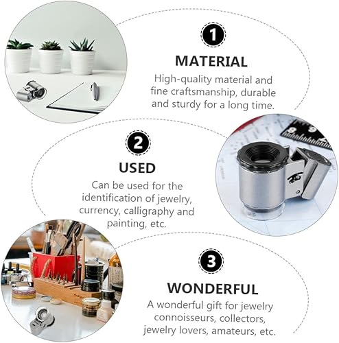 Miniatura 3 de JECOMPRIS Tiny Camera 2 Pcs Lupa Microscopio Cámara de Inspección Biológica Cámara Digital 50x Microscopio Ampliación Microscopio Digital Cámara