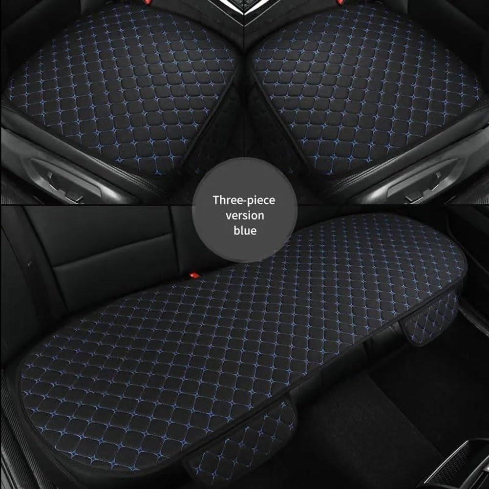 per BMW X2 2018-2023 Coprisedili Auto Set Completo Anteriore e Posteriore in Lino Copri sedili Coprisedile Traspirante Accessori,C/Black~Blue