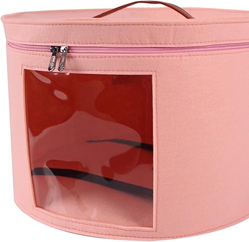 Miniatura 2 de KLKCMS Caja de almacenamiento para sombreros, plegable, apilable, portátil, para mujeres y hombres, cajas de viaje para sombreros de viaje, cajas de