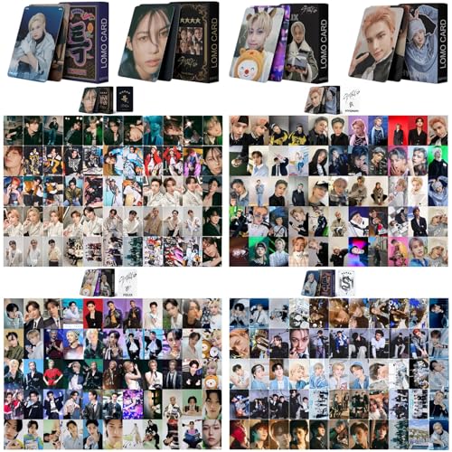 K-Pop Trading Cards 220 Piezas, Photocards,Coleccionables Fans de la música, Merchandising de la Boy Band Coreana, Captura Momentos únicos de los ídolos, 86mm x 57mm…