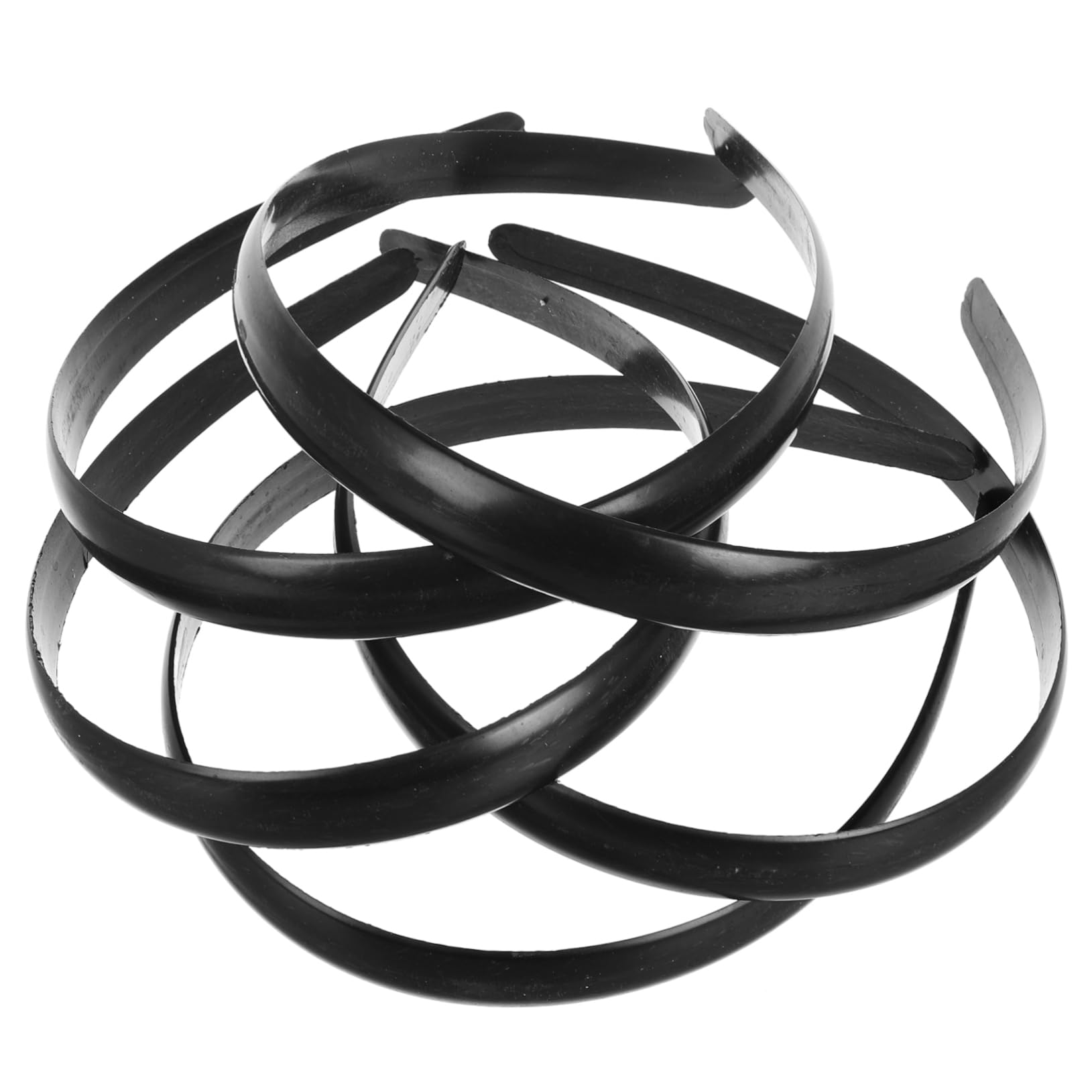 Healvian 4 Zestawy Plastikowa Opaska Na Głowę Prosta Obręcz Do Włosów Damskie Włosy Dziewczęta Obręcz Do Włosów Prosta Opaska Do Włosów Akcesoria Do Włosów Plastikowa Obręcz Do 50szt*4