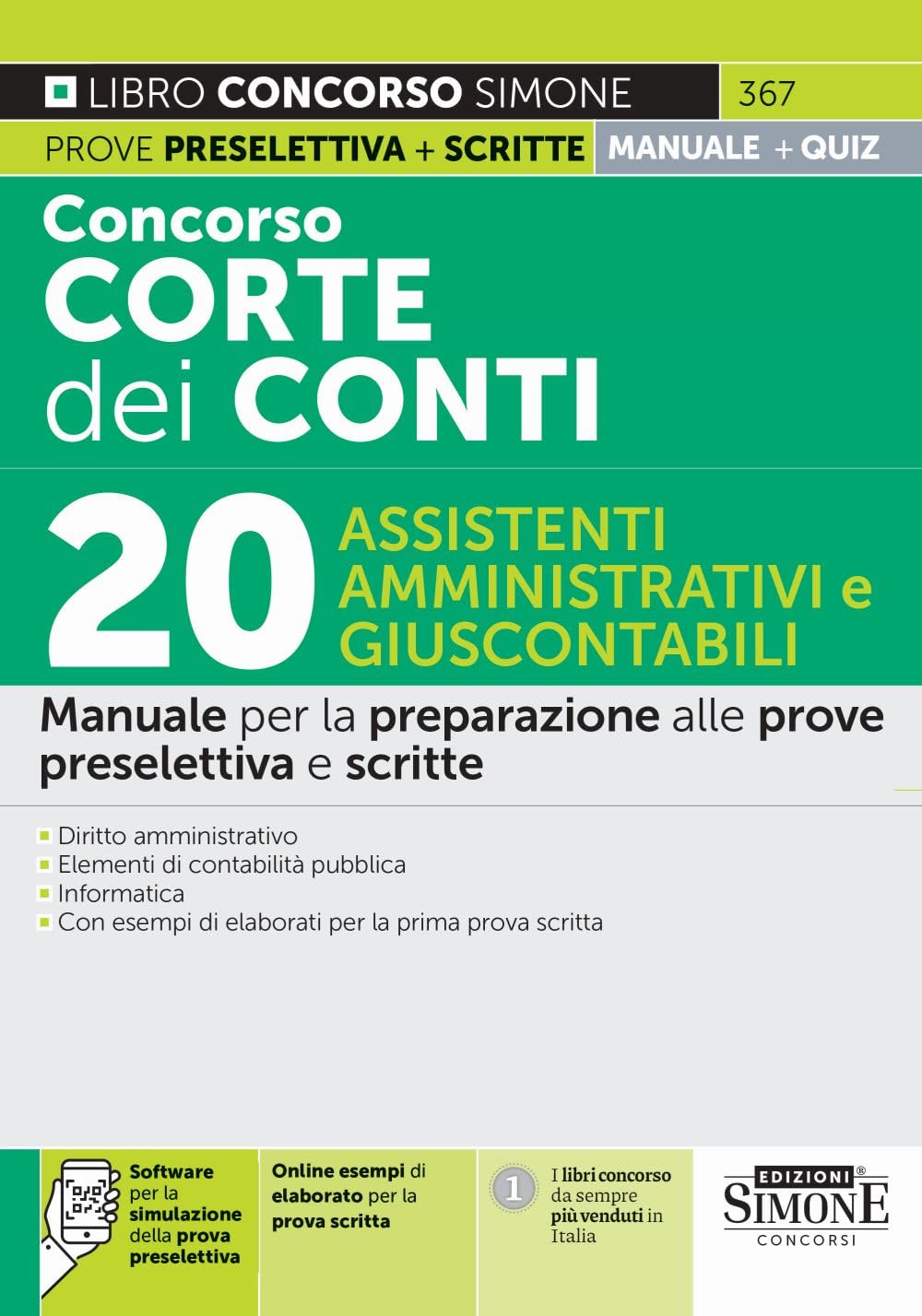 Concorso Corte Dei Conti 20 Assistenti Amministrativi E Giuscontabili - Manuale Per La Preparazione Alle Prove Preselettiva E Scritte - 4