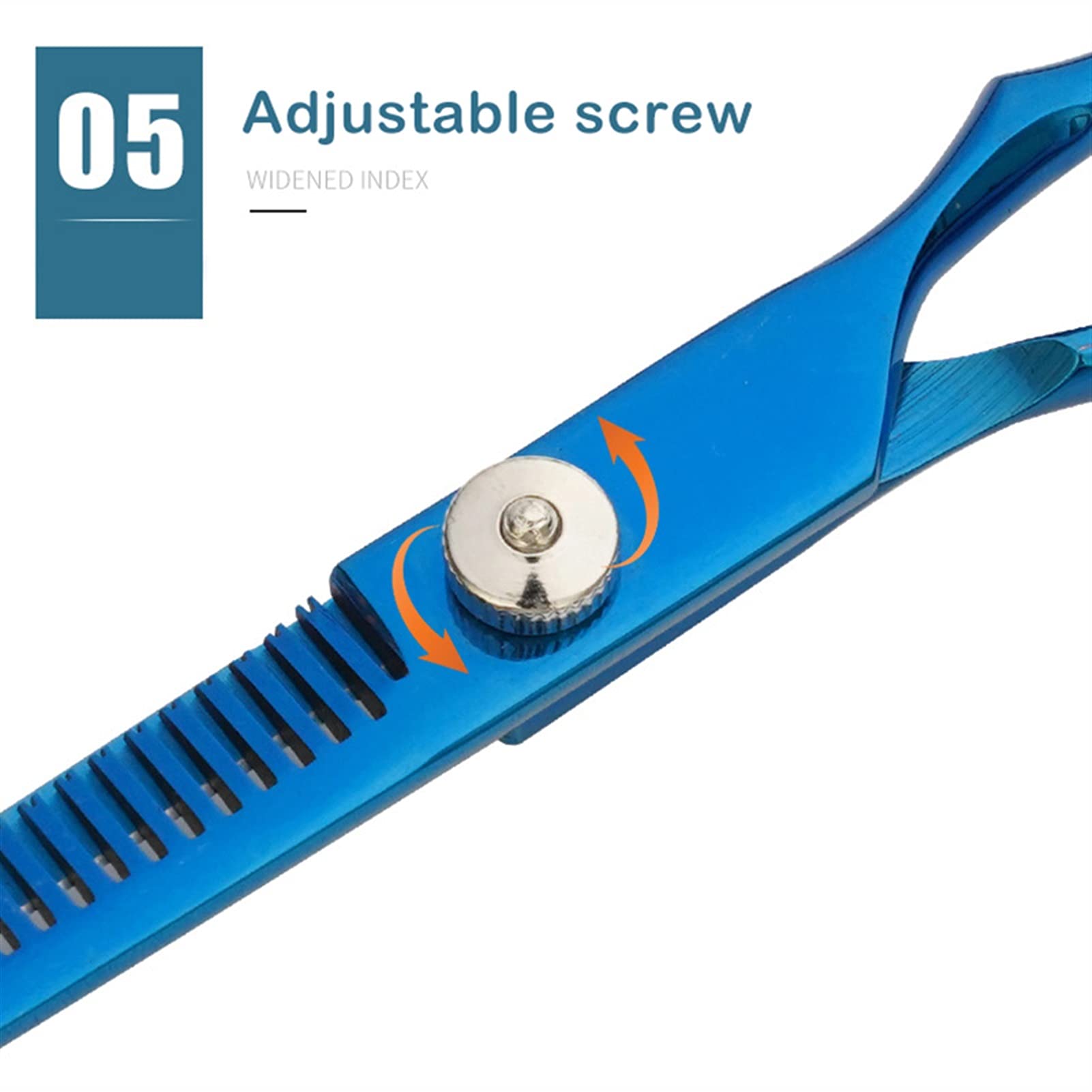 Ciseaux Coiffure/Ciseaux Cheveux Chien Ciseaux Set coupe rhéofluidifiant for chiens Beauté Animaux coupe Canine Coiffeur cheveux Toilettage Kit cintrées Ciseaux à effiler Ciseaux salon Coiffure ( Colo