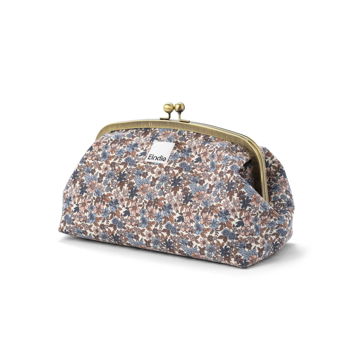 Elodie Details Bolsa de Aseo Zip&Go de Lona - Forma rígida - Cambio de bebé y Accesorios - Jardin Bleu