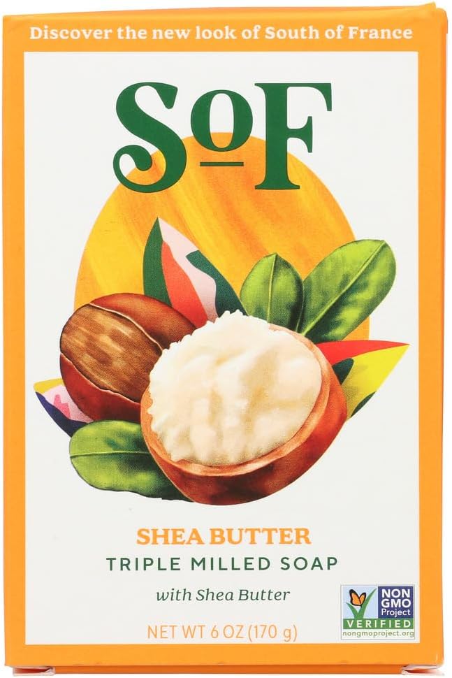 French Milled Bar Soap Shea Butter - 6 oz