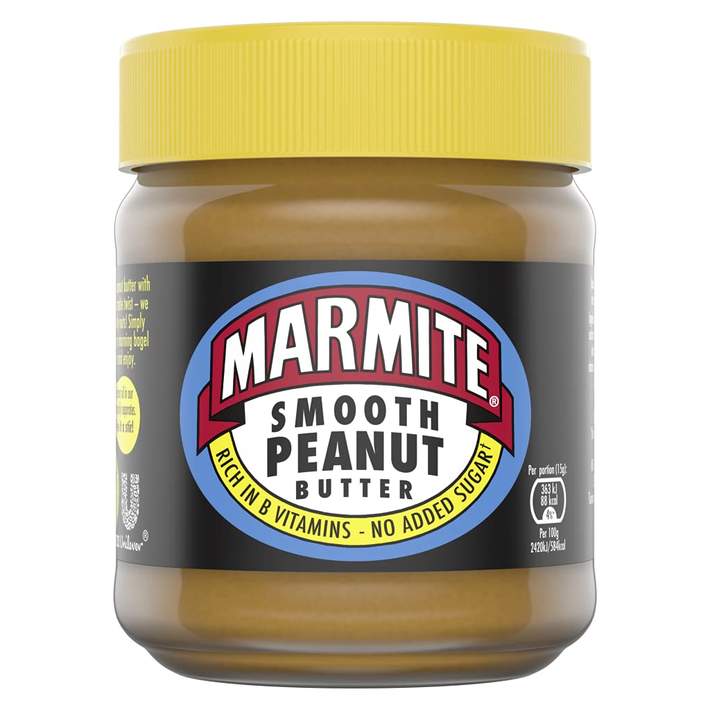 Amazon Com Marmite Peanut Butter Smooth 225g Delicious Breakfast Spread Grocery Gourmet Food