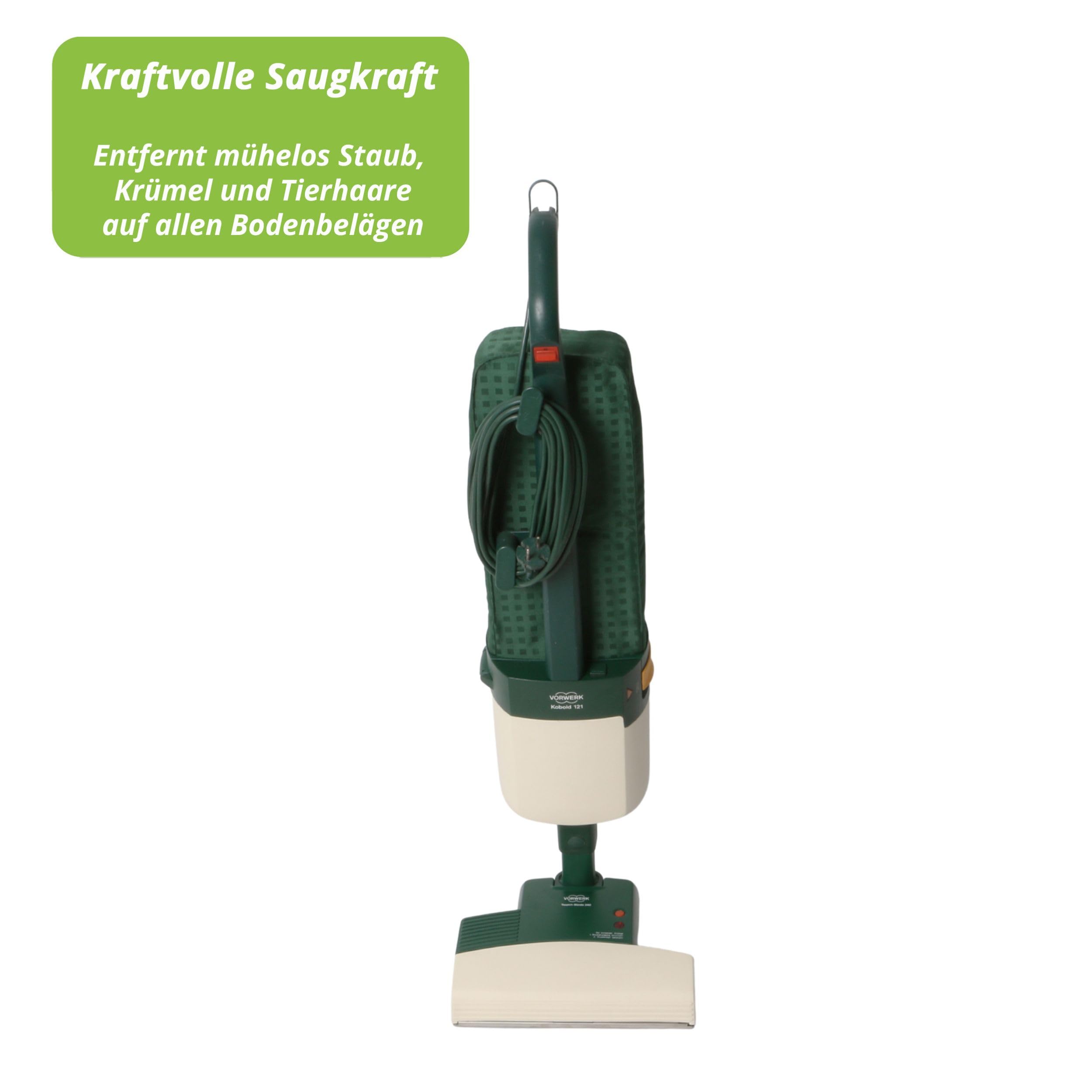 Staubsaugerladen.de Vorwerk Kobold VK121 Staubsauger + Teppichbürste ET340