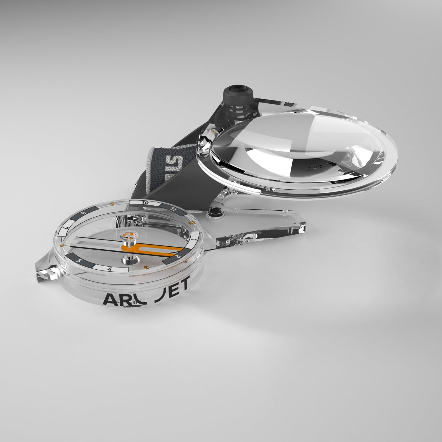 Silva Arc Jet S Kompass, durchsichtig, Standard