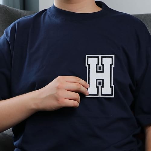 Miniatura 544 de Parches de letras termo-adhesivas de alta calidad – Lindas letras para ropa – Parche universitario para ropa – Letras bordadas de 4 1/2 parches