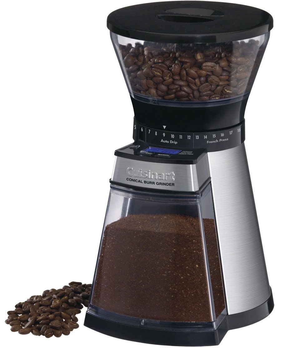 Cuisinart DBM18E Moulin à café programmable, noir et argent