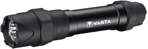 VARTA Taschenlampe LED Indestructible F30 Pro Taschenlampe LED 6 Watt - robuste Taschenleuchte IP67, IK08, 2 Leuchtstufen, inkl. 6x AA Batterien