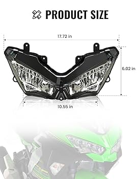 LUXEMOTO LED Headlight for Ninja 400, Front Light Kit w/LED
