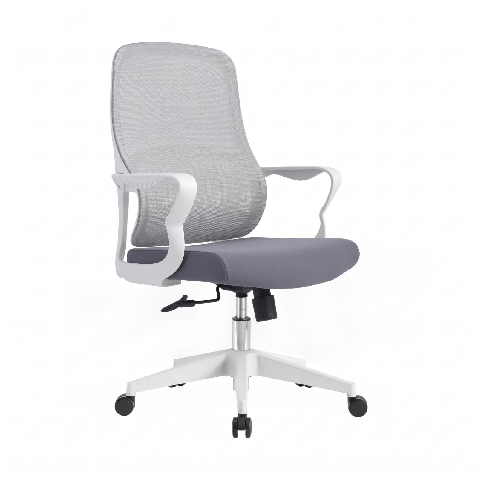 Sedia da Ufficio Ergonomica Sedia da Scrivania Sedia Girevole Sedia Operativa con Rete Cuscino Seduta Morbido Braccioli Fissi E Ruote Girevoli Adatta, style to 1