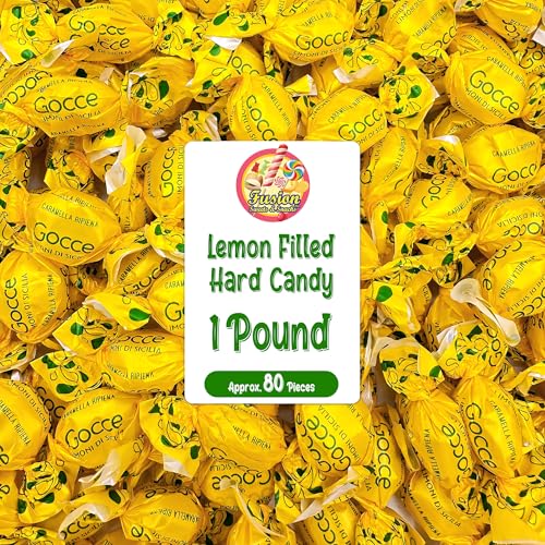 Italian Lemon Drops Hard Candy – 1 Pound Bag –