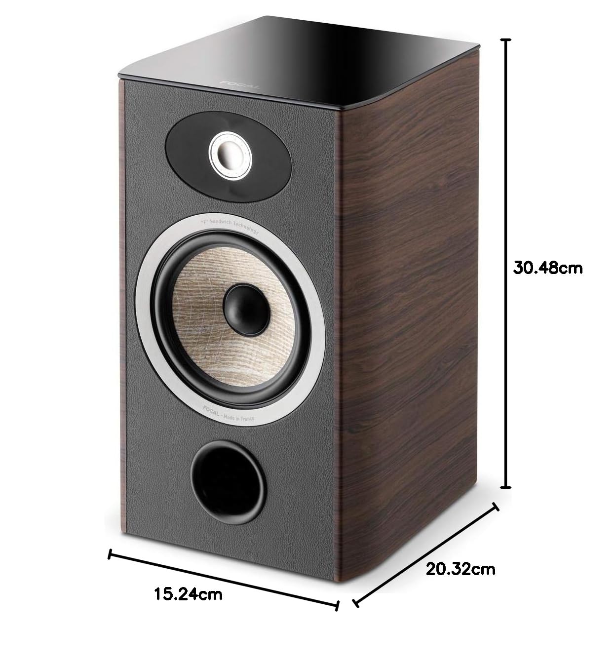 Amazon | Focal Aria 906 ブックシェルフスピーカー - ペア (ダーク