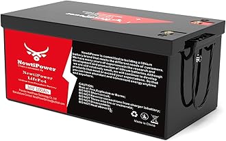 36V 100Ah LiFePO4 Lithium Battery 200A BMS,NewtiPower 10000+ Deep Cycle Lithium Iron Phosphate Battery Great for Golf Cart, RV, Marine and Off Grid Applications