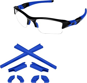 أطقم المطاط أقراط وقطع الأنف لغطاء أوكلي فلاك / سترة فلاك XLJ Sunglass