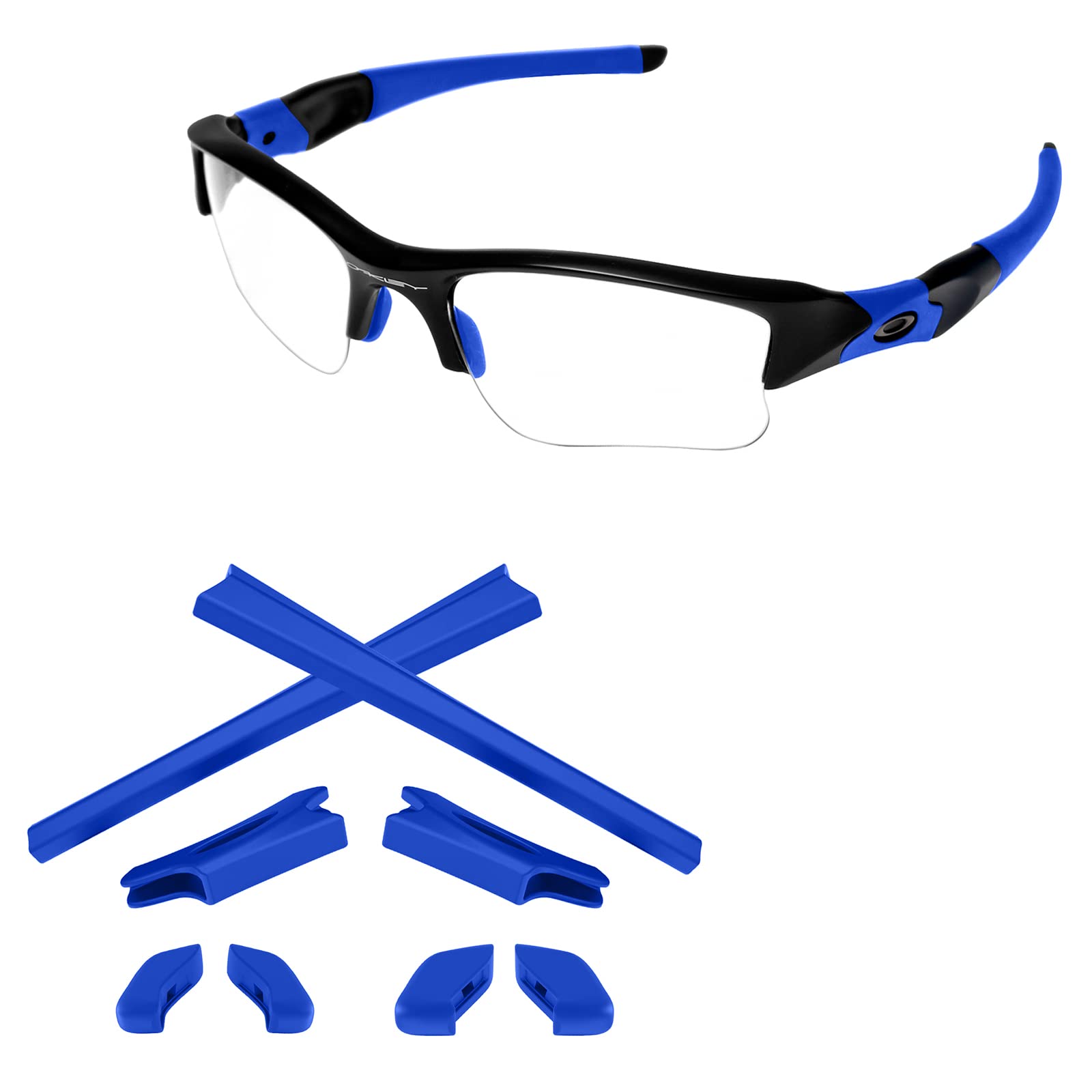 Tintart Rubber Kits Earsocks and Nosepieces for Oakley Flak Jacket/Flak Jacket XLJ Sunglass