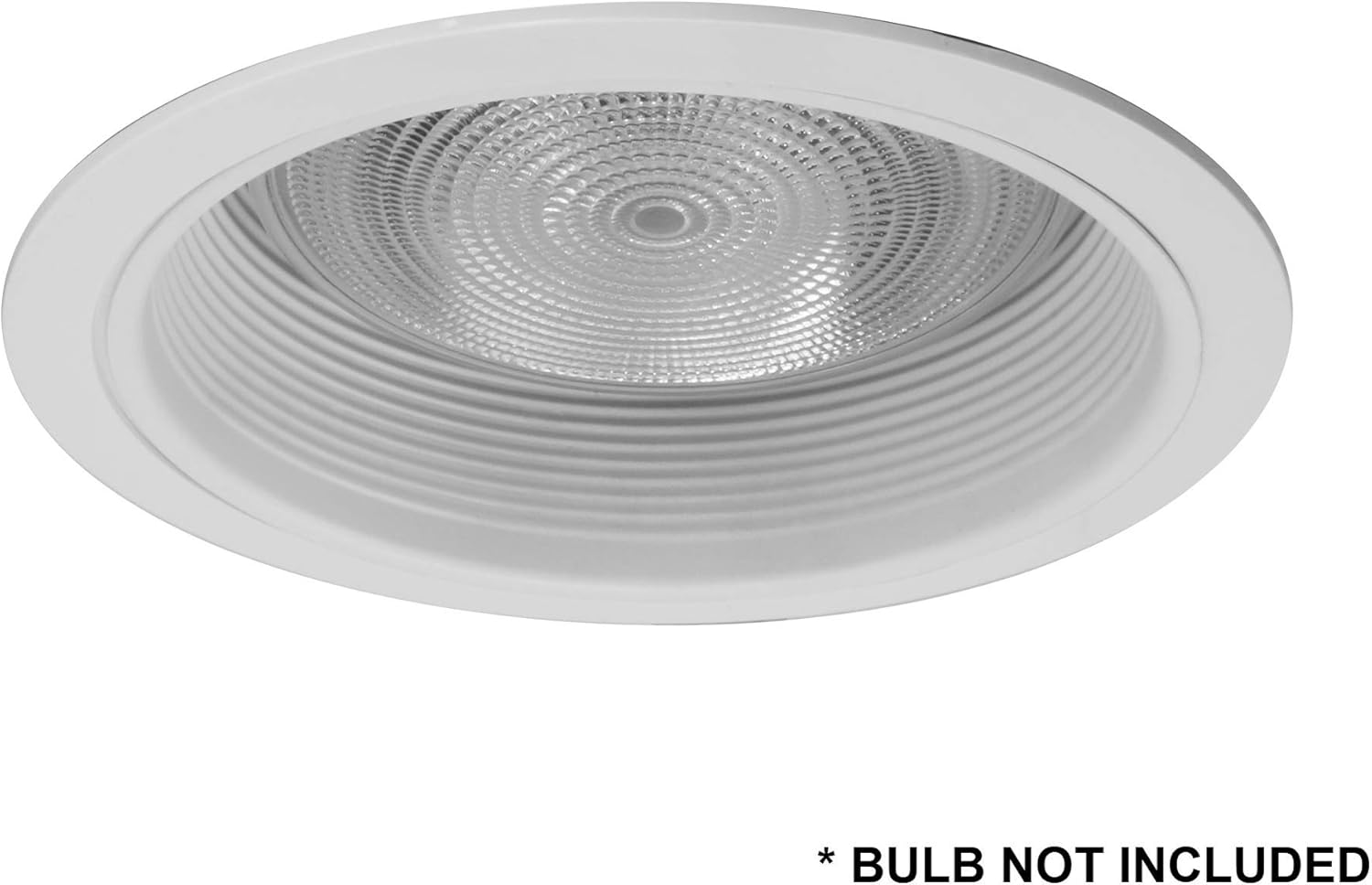 NICOR Lighting 6 inch White Recessed Baffle Trim, Fits 6 inch Housings (17511)