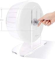 Vista 5 de Niteangel Super-Silent Hamster Exercise Wheels: - Quiet Spinner Hamster Running Wheels with Adjustable Stand for Hamsters Gerbils Mice Or Other